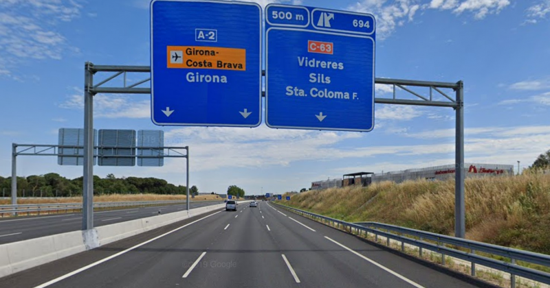 Proyecto de construcción de la variante de Santa Coloma, Gerona
