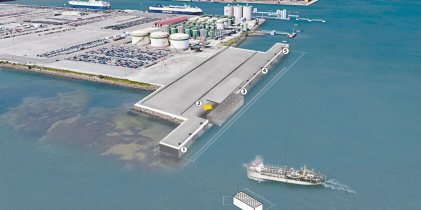 Estudio de alternativas y redacción del proyecto constructivo de ampliación del muelle de Raos n.º 9, Santander