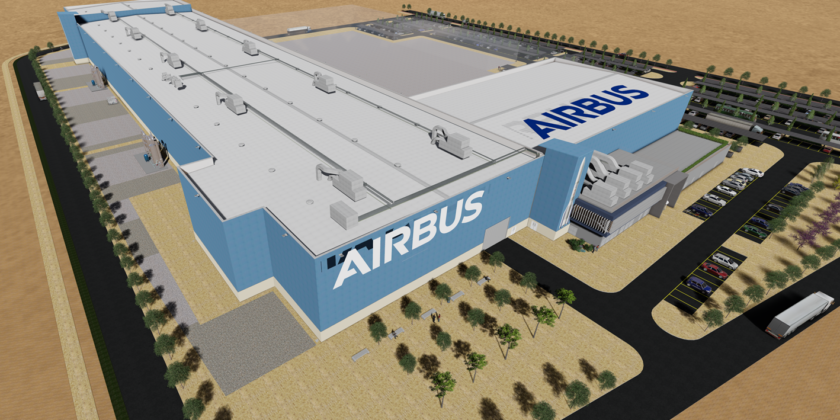 Proyecto y dirección de obra de la nave step 2 de la factoría de Airbus en Getafe, Madrid